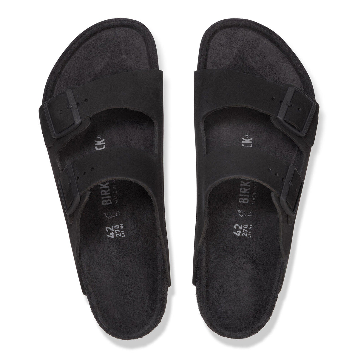 Arizona Nubuck Leather in Color Black | Birkenstock