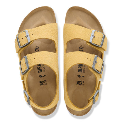 Milano Nubuck Leather in Color Archive Yellow | Birkenstock