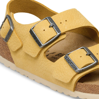 Milano Nubuck Leather in Color Archive Yellow | Birkenstock