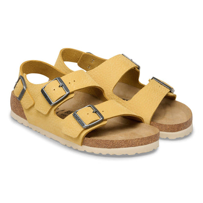 Milano Nubuck Leather in Color Archive Yellow | Birkenstock