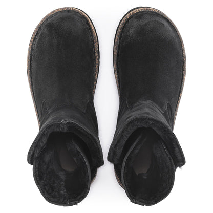 Uppsala Shearling Suede Leather in Color Black | Birkenstock