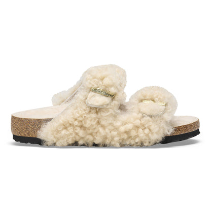 Arizona Kids Shearling in Color Teddy Eggshell | Birkenstock