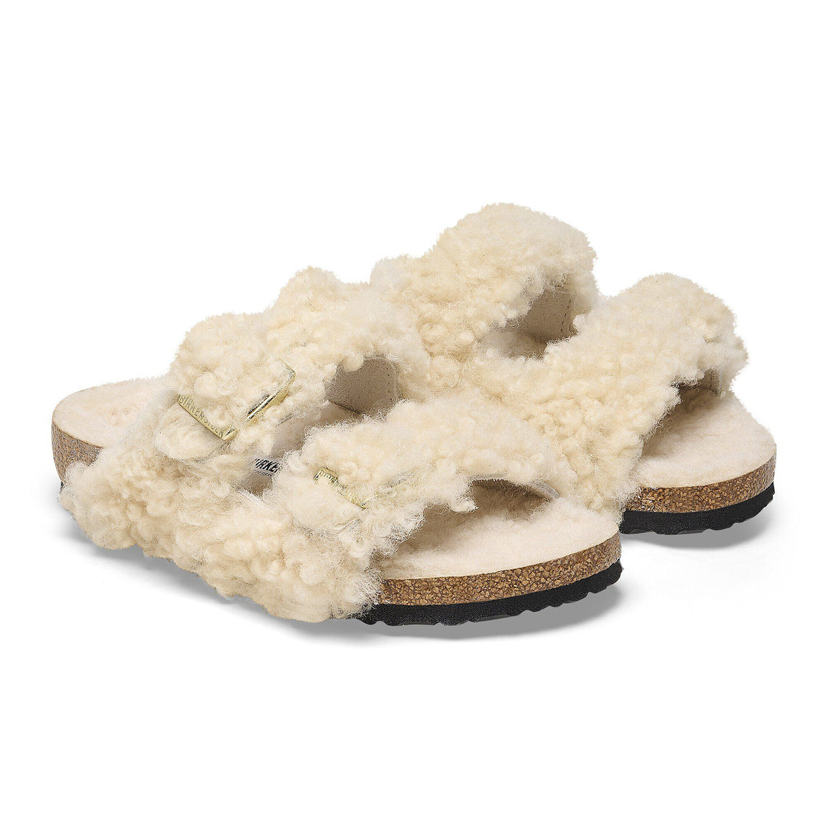 Arizona Kids Shearling in Color Teddy Eggshell | Birkenstock
