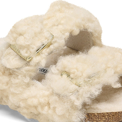 Arizona Kids Shearling in Color Teddy Eggshell | Birkenstock