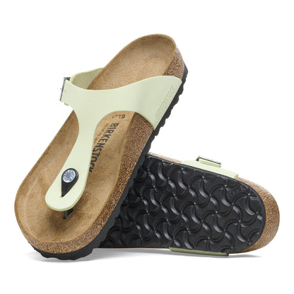 Gizeh Nubuck Leather in Color Faded Lime | Birkenstock