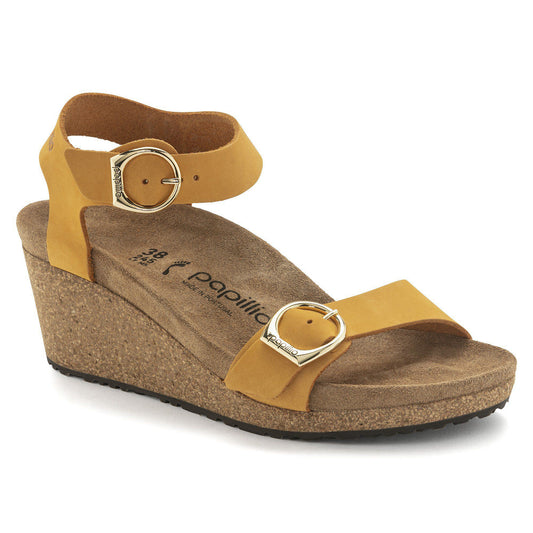 Soley Nubuck Leather in Color Apricot | Birkenstock