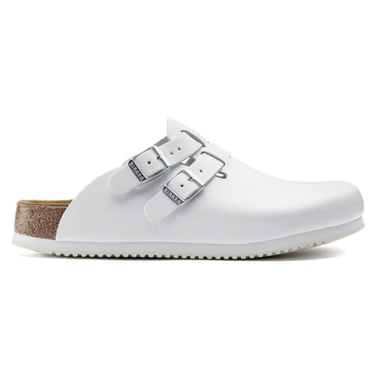 Kay Soft Footbed Birko-Flor in Color White | Birkenstock