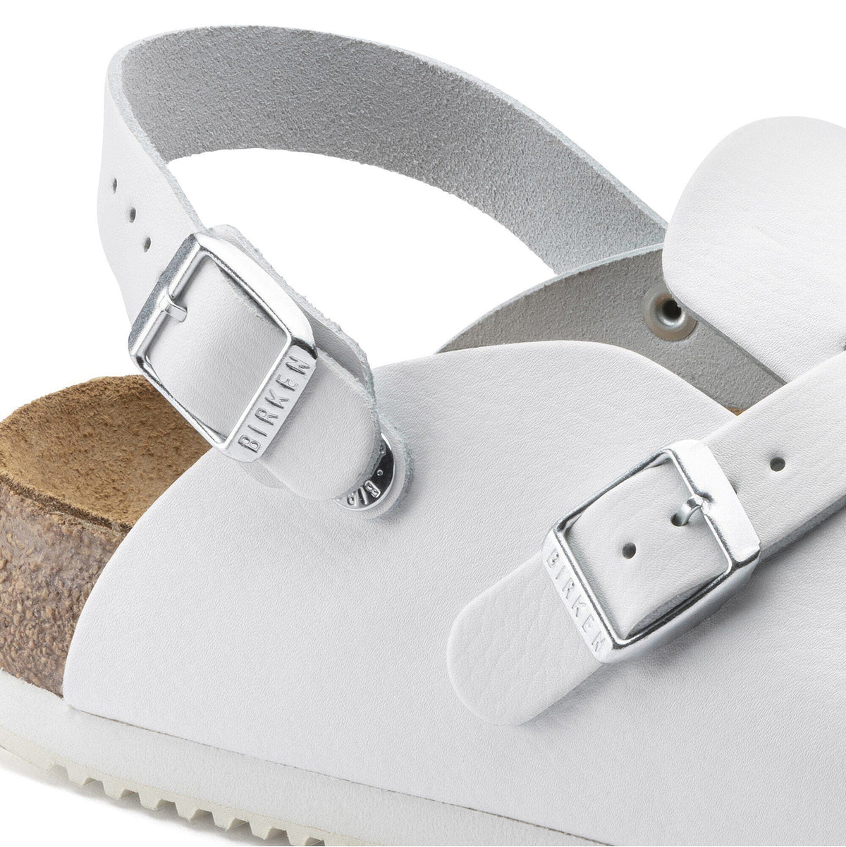 Kay Soft Footbed Birko-Flor in Color White | Birkenstock