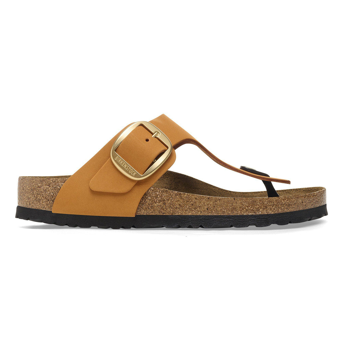 Gizeh Big Buckle Nubuck Leather in Color Burnt Orange | Birkenstock