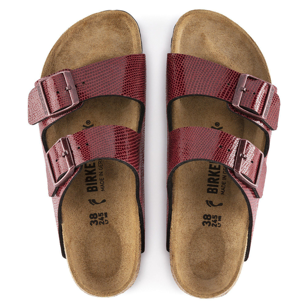 Arizona Birko-Flor in Color Magical Metallic Maroon | Birkenstock