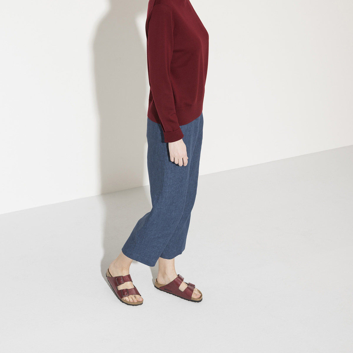 Arizona Birko-Flor in Color Magical Metallic Maroon | Birkenstock