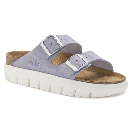 Arizona Chunky Suede Leather in Color Purple Fog | Birkenstock