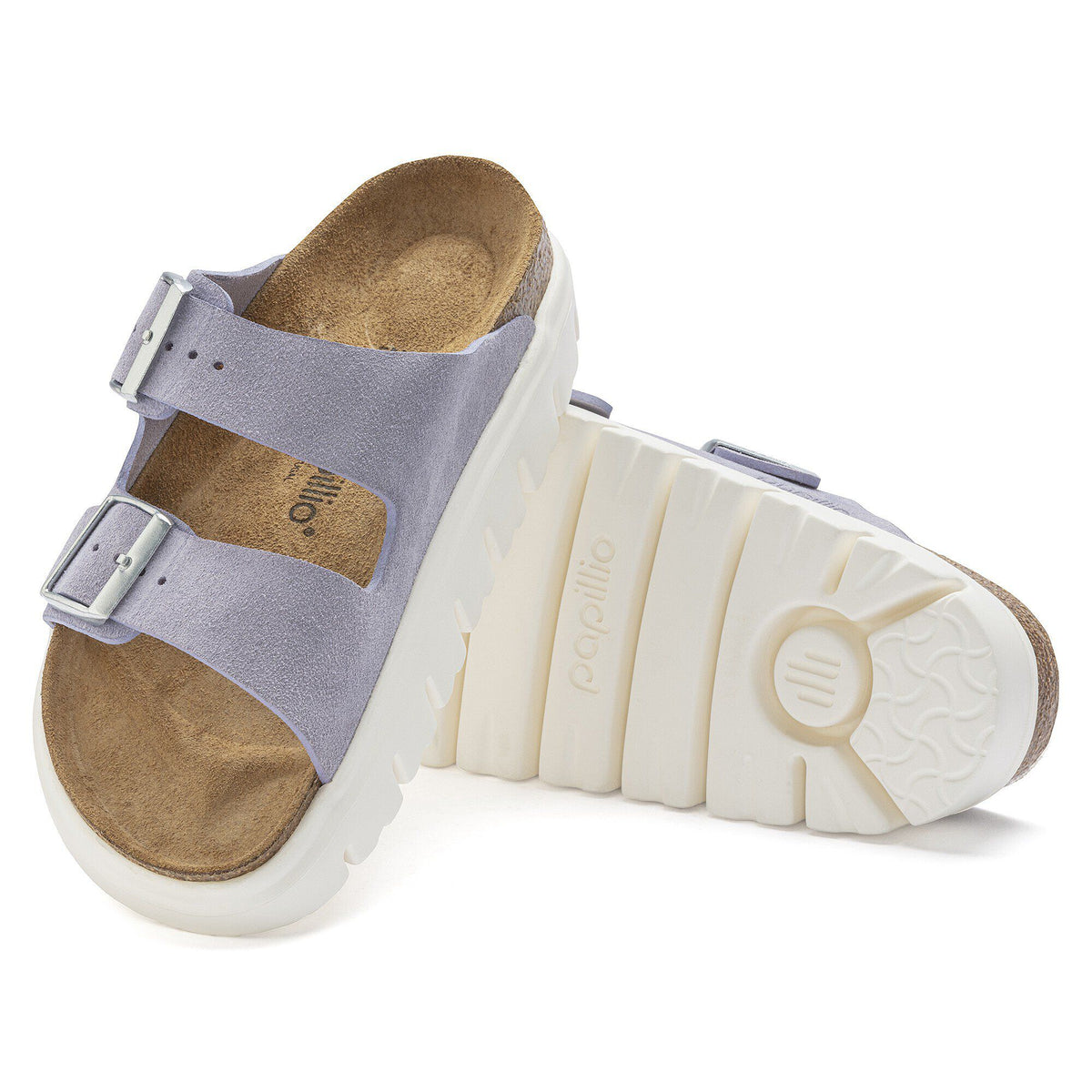 Arizona Chunky Suede Leather in Color Purple Fog | Birkenstock