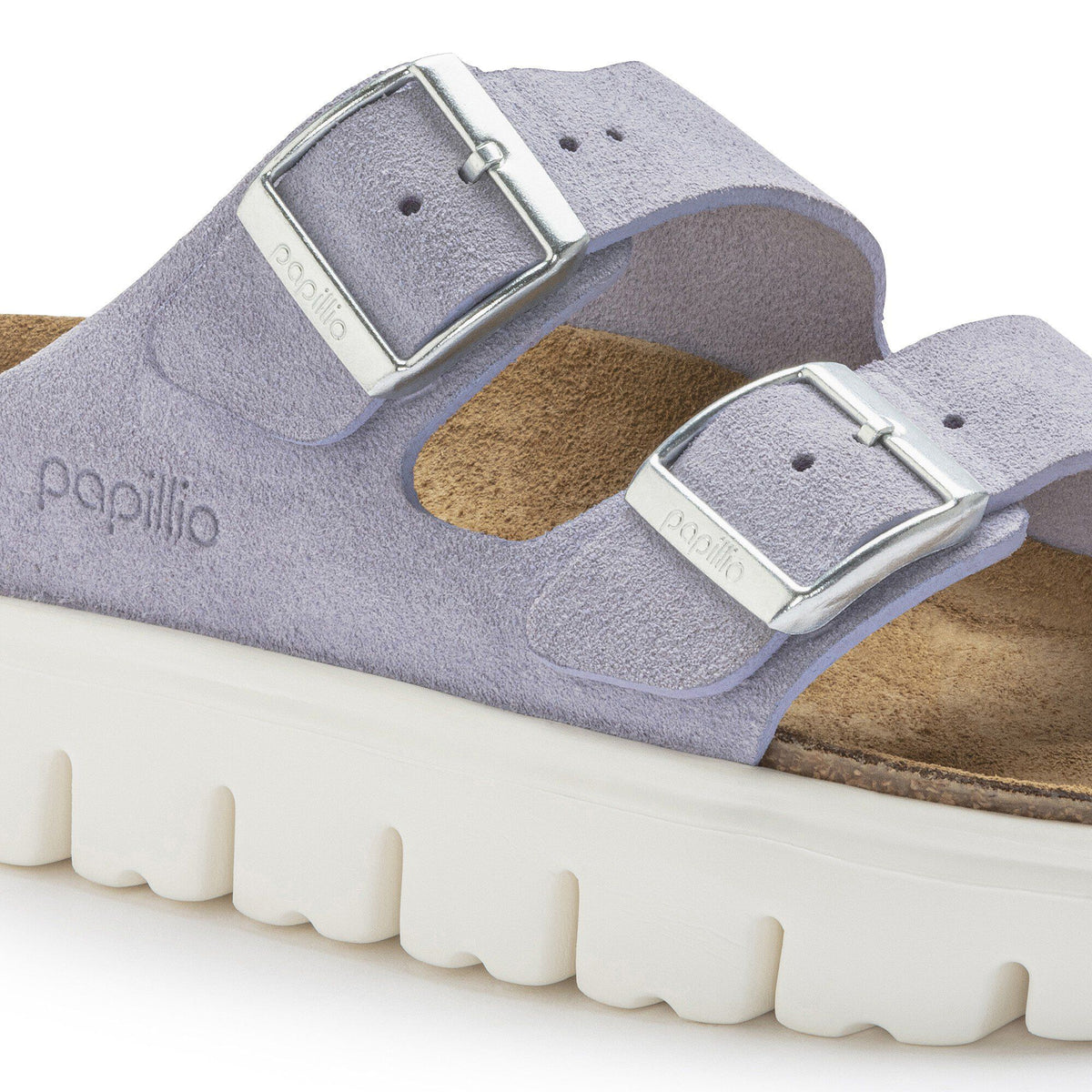 Arizona Chunky Suede Leather in Color Purple Fog | Birkenstock