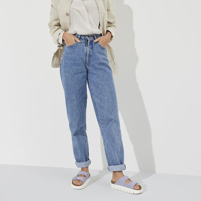 Arizona Chunky Suede Leather in Color Purple Fog | Birkenstock