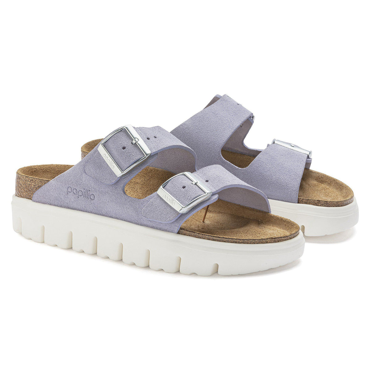 Arizona Chunky Suede Leather in Color Purple Fog | Birkenstock