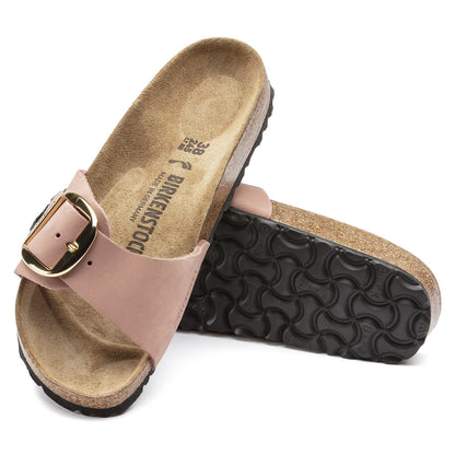 Madrid Big Buckle Nubuck Leather in Color Old Rose | Birkenstock