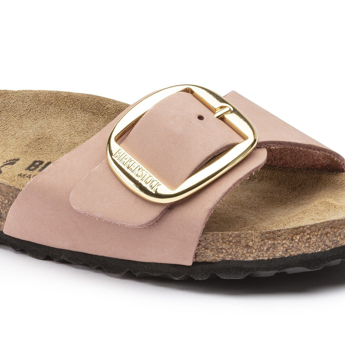 Madrid Big Buckle Nubuck Leather in Color Old Rose | Birkenstock