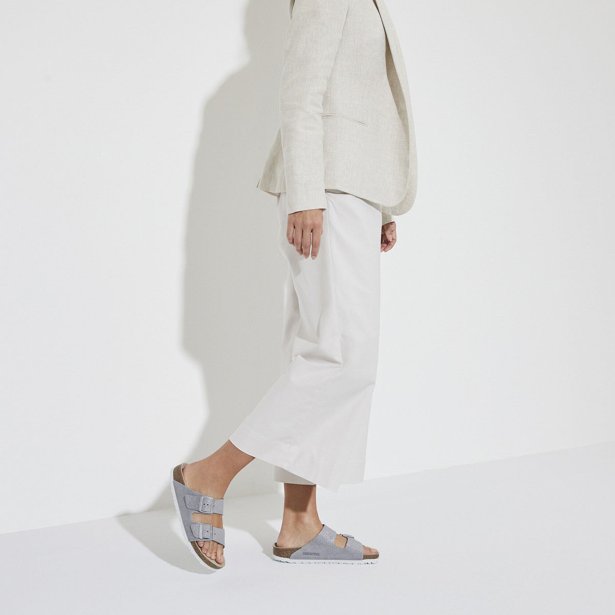Arizona Suede Leather in Color Purple Fog | Birkenstock