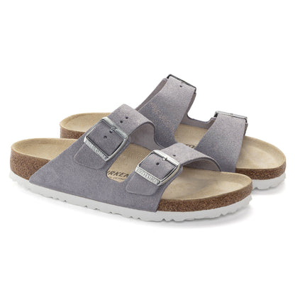 Arizona Suede Leather in Color Purple Fog | Birkenstock