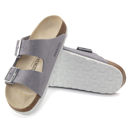 Arizona Suede Leather in Color Purple Fog | Birkenstock