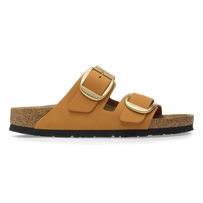 Arizona Big Buckle Nubuck Leather in Color Burnt Orange | Birkenstock