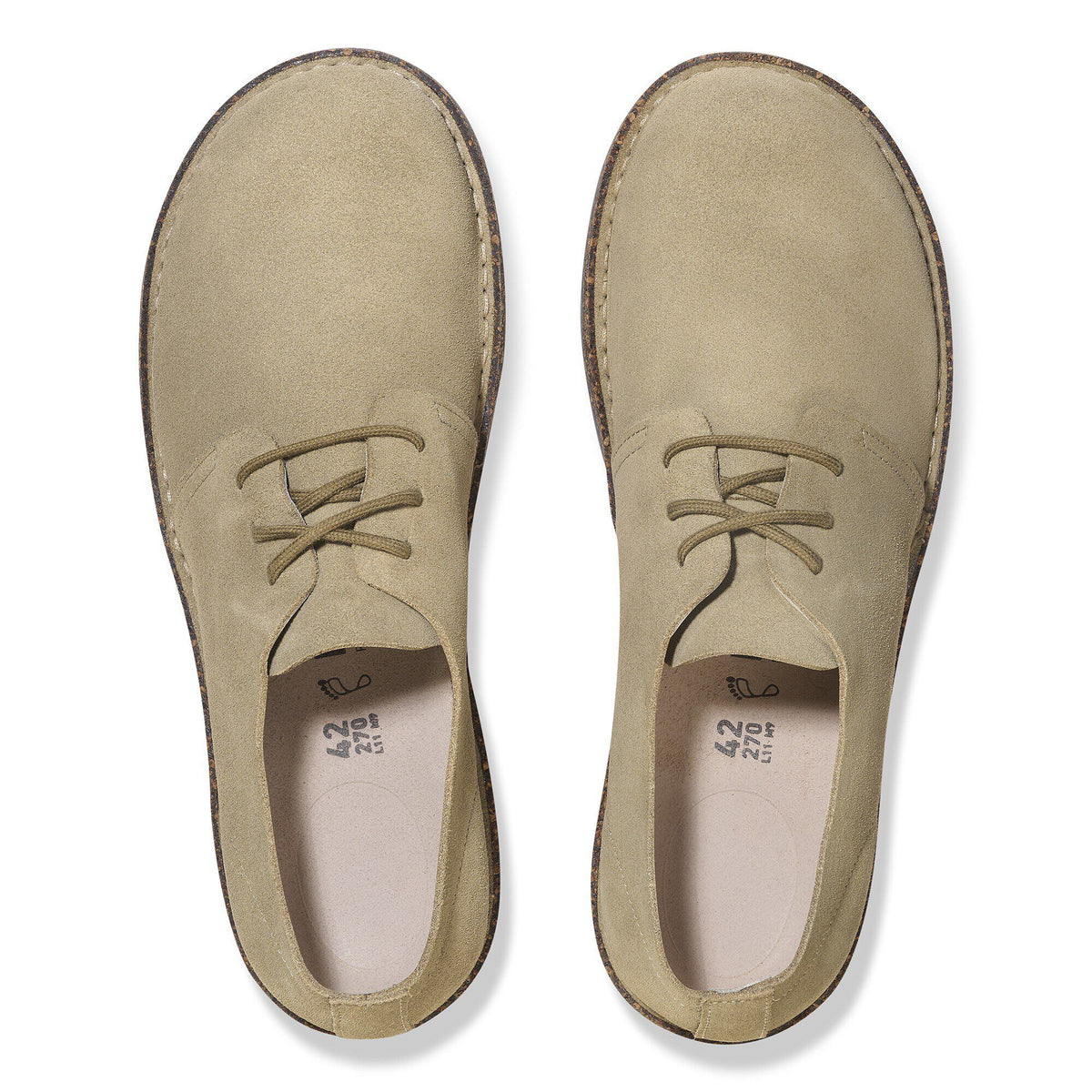 Uppsala Low Suede Leather in Color Faded Khaki | Birkenstock
