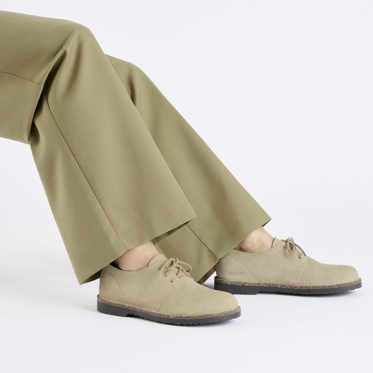 Uppsala Low Suede Leather in Color Faded Khaki | Birkenstock