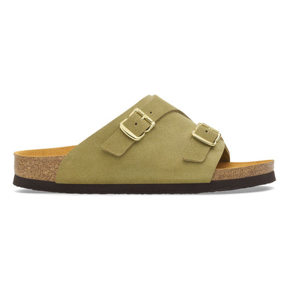 Zürich 1964 Suede Leather in Color Light Green | Birkenstock