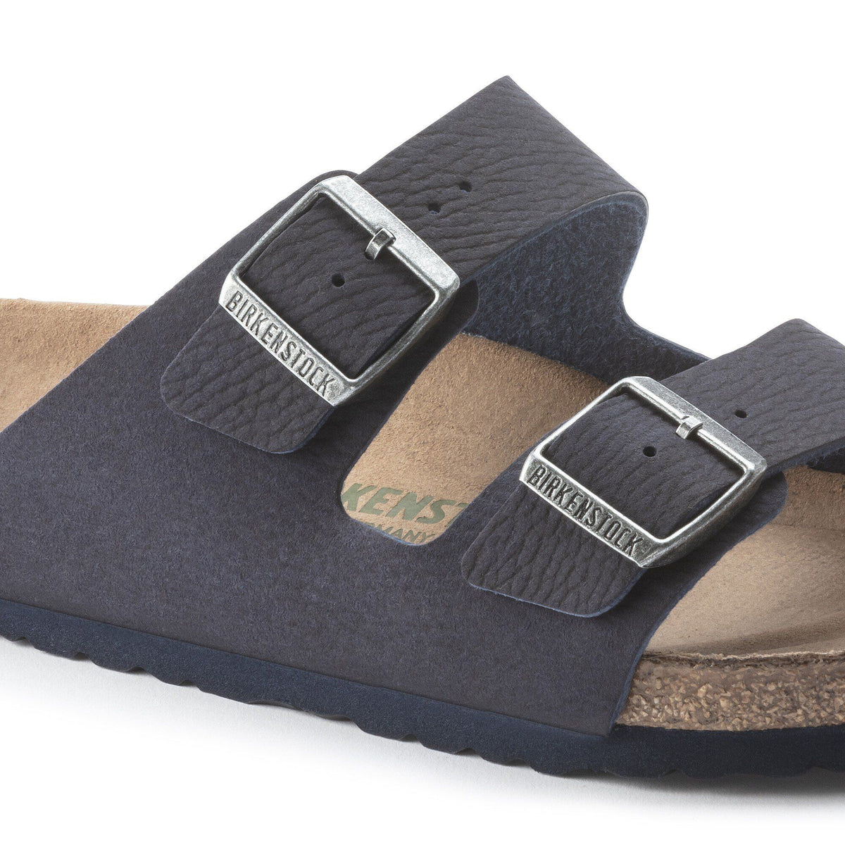 Arizona Vegan Synthetics in Color Desert Dust Indigo Blue | Birkenstock