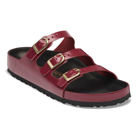 Florida Exquisite Natural Leather Patent in Color High Shine Zinfandel | Birkenstock