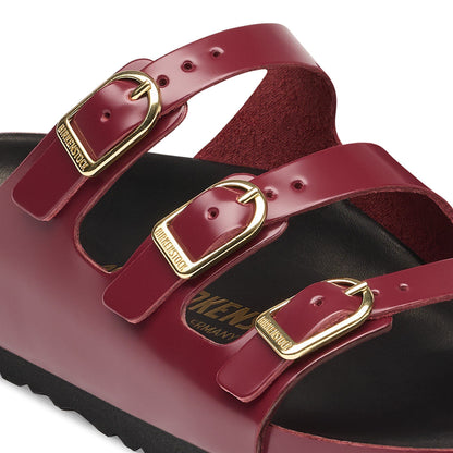 Florida Exquisite Natural Leather Patent in Color High Shine Zinfandel | Birkenstock