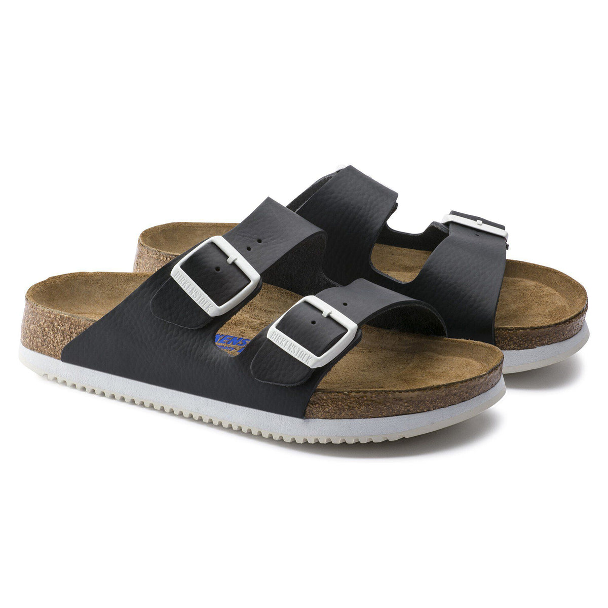 Arizona Soft Footbed Leather in Color Black | Birkenstock