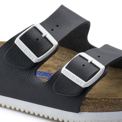 Arizona Soft Footbed Leather in Color Black | Birkenstock