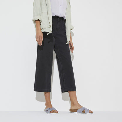 Siena Suede Leather in Color Purple Fog | Birkenstock