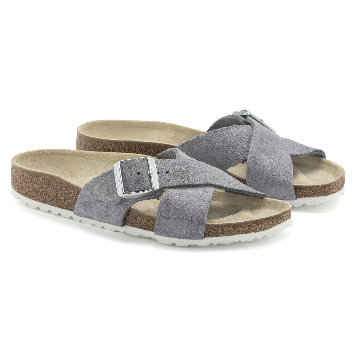 Siena Suede Leather in Color Purple Fog | Birkenstock