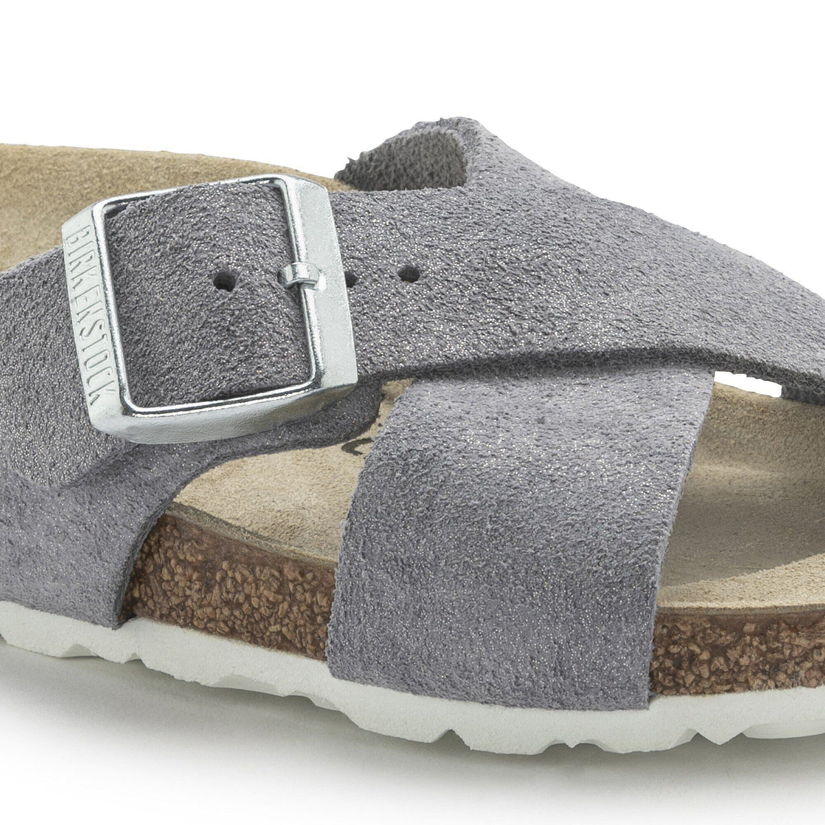 Siena Suede Leather in Color Purple Fog | Birkenstock