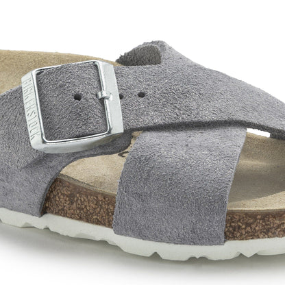 Siena Suede Leather in Color Purple Fog | Birkenstock