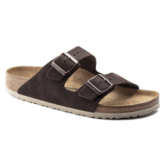 Arizona Nubuck Leather in Color Steer Soft Brown | Birkenstock