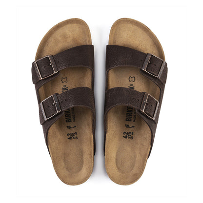Arizona Nubuck Leather in Color Steer Soft Brown | Birkenstock