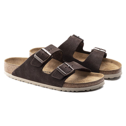 Arizona Nubuck Leather in Color Steer Soft Brown | Birkenstock