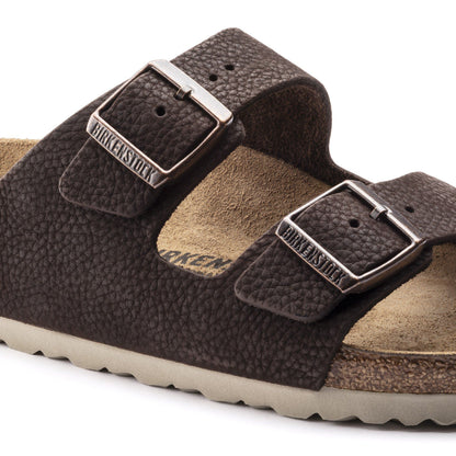 Arizona Nubuck Leather in Color Steer Soft Brown | Birkenstock