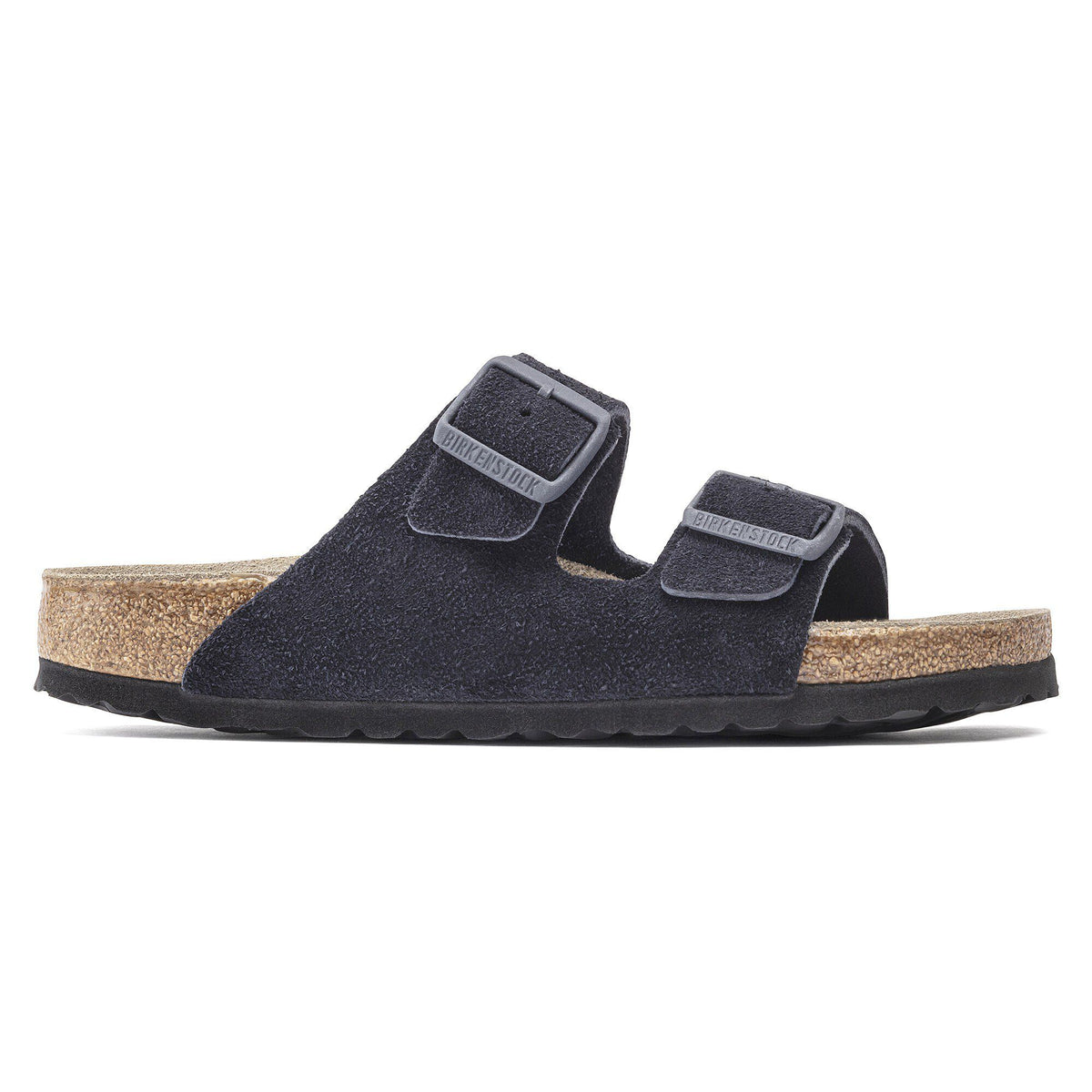 Arizona Soft Footbed Suede Leather in Color Midnight Blue | Birkenstock