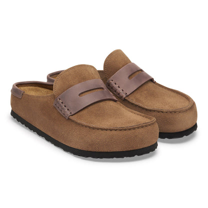 Naples Wrapped Mixed Leather in Color Dark Tea | Birkenstock