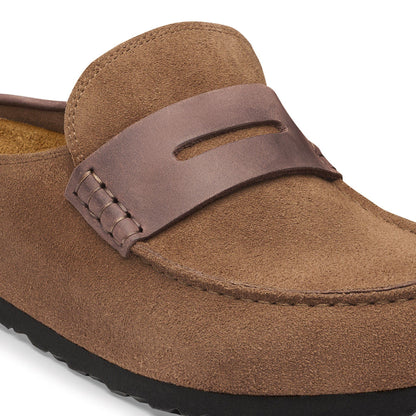 Naples Wrapped Mixed Leather in Color Dark Tea | Birkenstock