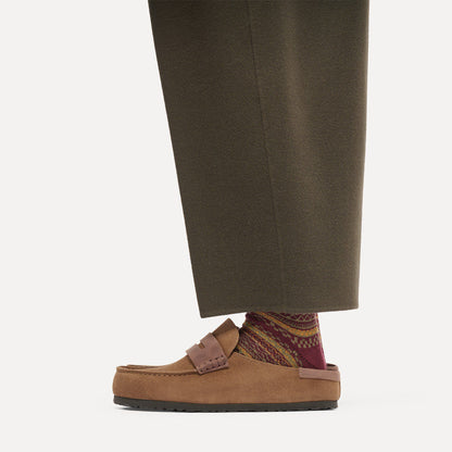 Naples Wrapped Mixed Leather in Color Dark Tea | Birkenstock
