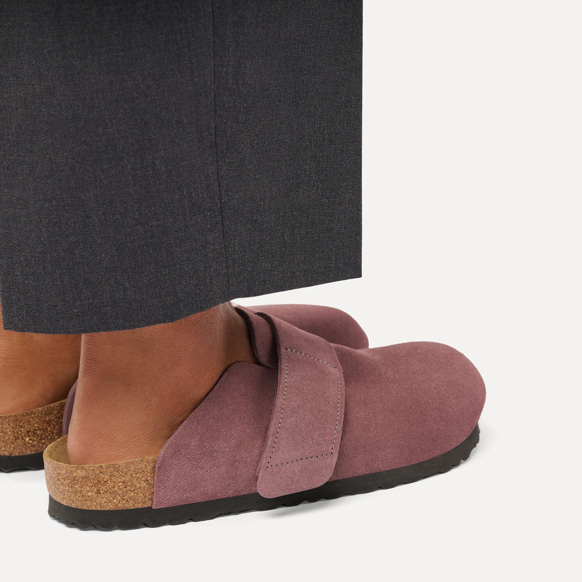 Loma Suede Leather in Color Pepper | Birkenstock
