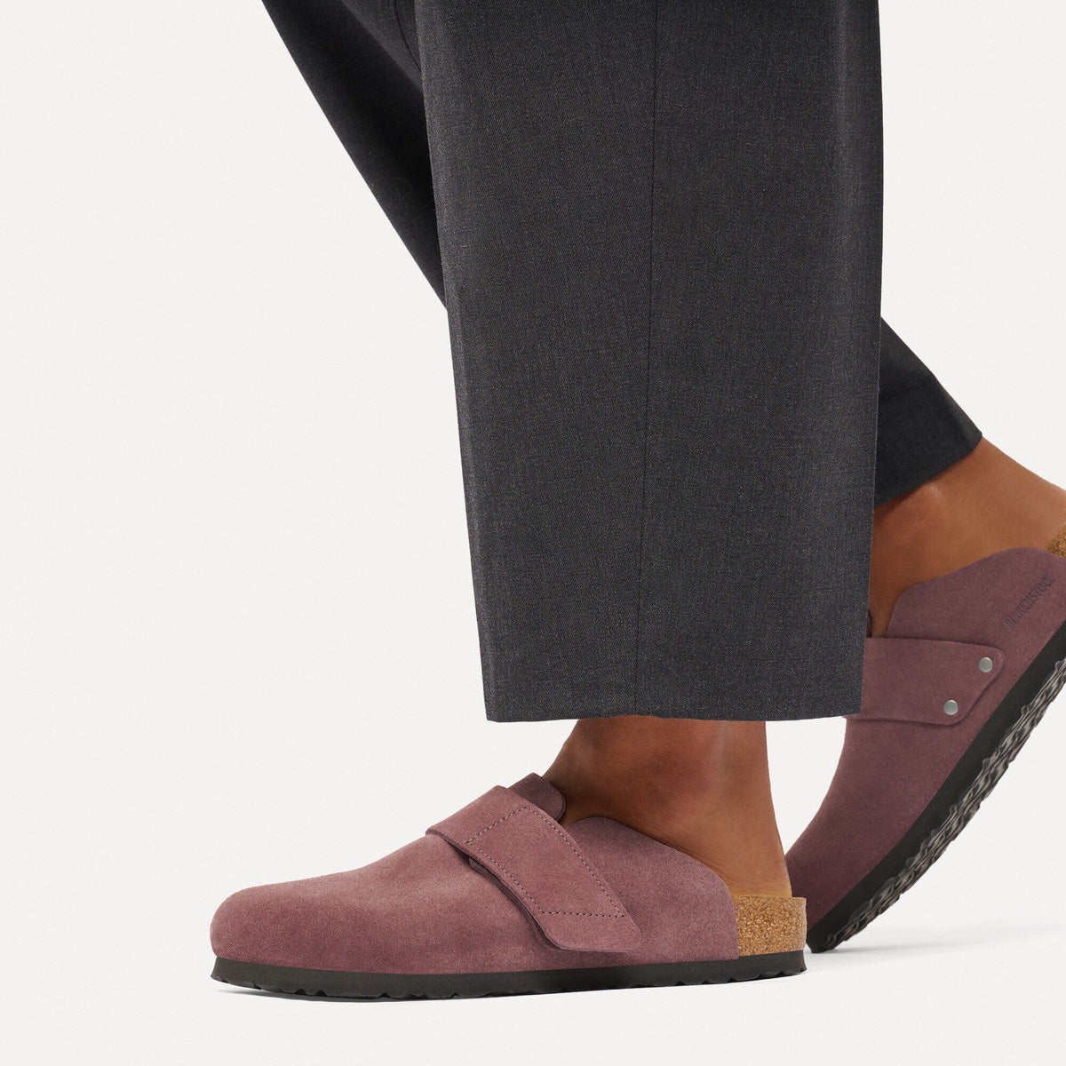 Loma Suede Leather in Color Pepper | Birkenstock
