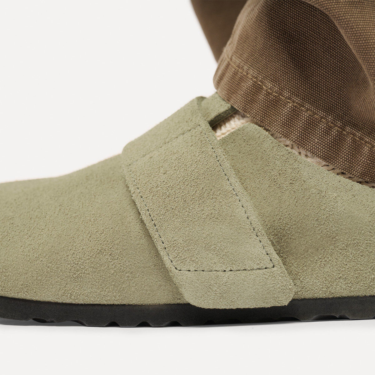 Loma Suede Leather in Color Faded Khaki | Birkenstock