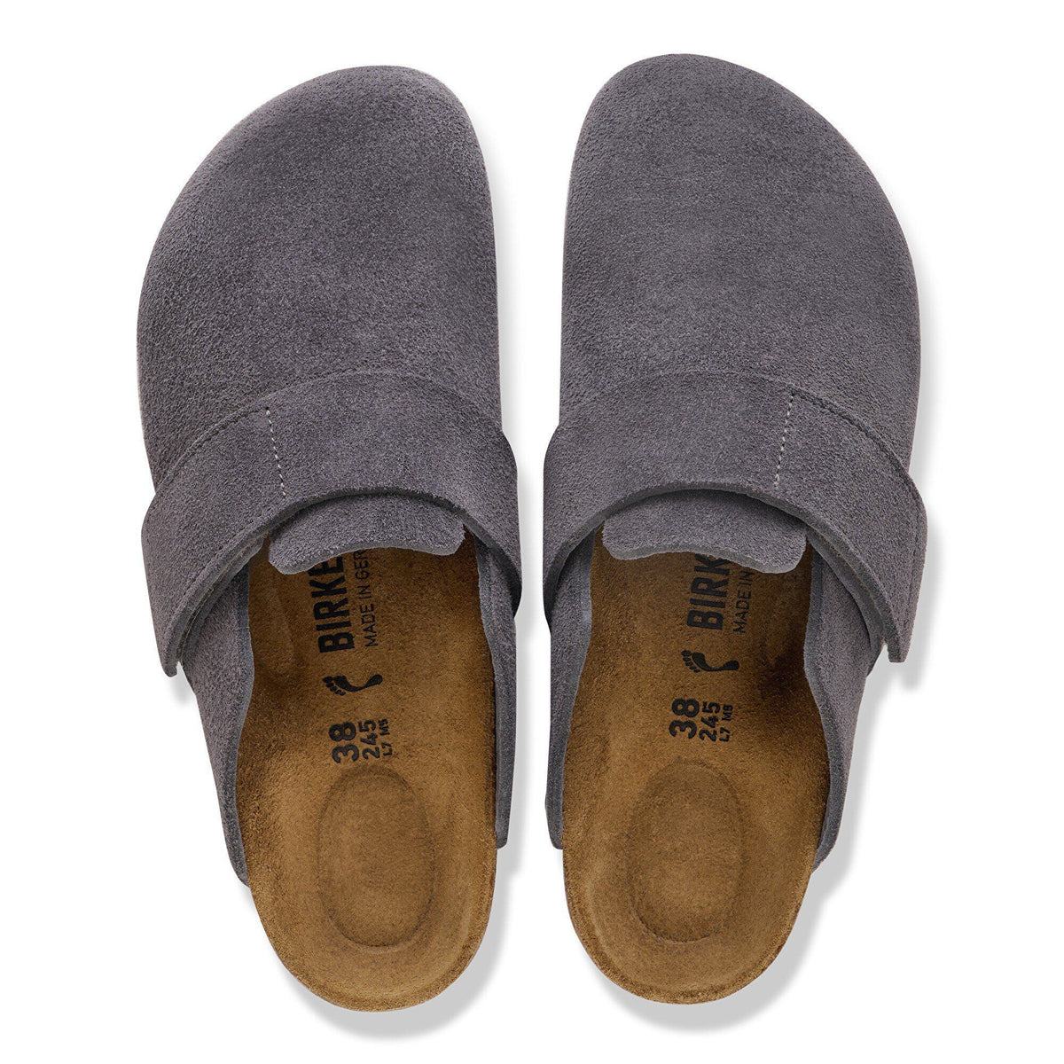 Loma Suede Leather in Color Charcoal | Birkenstock